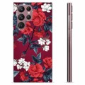 Funda de TPU para Samsung Galaxy S22 Ultra 5G - Flores Vintage