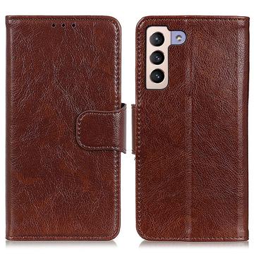 Funda Elegant para Samsung Galaxy S22+ 5G - Estilo Cartera - Marrón