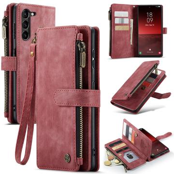 Samsung Galaxy S23 5G Caseme 2-in-1 Multifunctional Wallet Case - Red