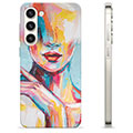 Funda de TPU para Samsung Galaxy S23+ 5G - Retrato Abstracto