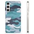 Funda de TPU para Samsung Galaxy S23+ 5G - Camuflaje Azul