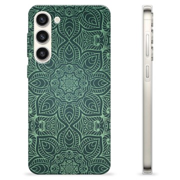 Funda de TPU para Samsung Galaxy S23+ 5G - mandala Verde