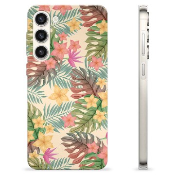 Funda de TPU para Samsung Galaxy S23+ 5G - Flores Rosadas