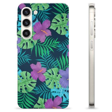 Funda de TPU para Samsung Galaxy S23+ 5G - Flores Tropicales