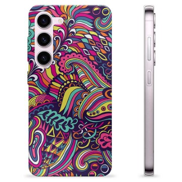 Funda de TPU para Samsung Galaxy S23 5G - Flores Abstractas