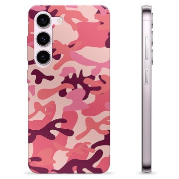 Funda de TPU para Samsung Galaxy S23 5G - Camuflaje Rosa