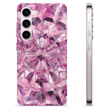 Funda de TPU para Samsung Galaxy S23 5G - Cristal Rosa