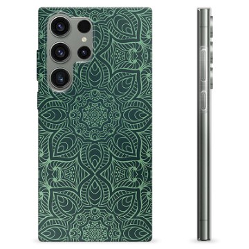 Funda de TPU para Samsung Galaxy S23 Ultra 5G - mandala Verde