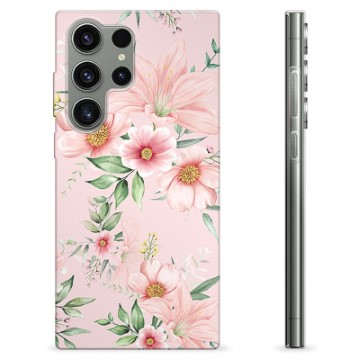 Funda de TPU para Samsung Galaxy S23 Ultra 5G - Flores de Acuarela