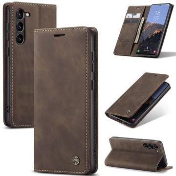 Funda Caseme Serie 013 para Samsung Galaxy S24 - Estilo Cartera - Café