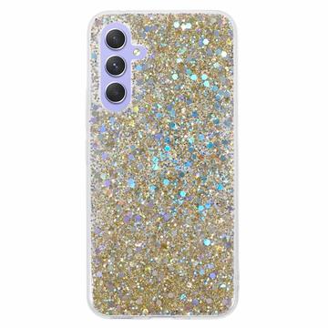 Funda de TPU Glitter Flakes para Samsung Galaxy S24 FE