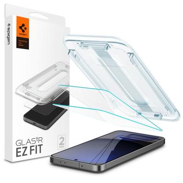 Protector de Pantalla Spigen Glas.tR Ez Fit para Samsung Galaxy S24 FE - 2 Unidades