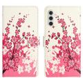 Funda Style para Samsung Galaxy S24 FE - Estilo Cartera - Flores Rosas