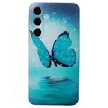 Carcasa de TPU Stylish Ultra Fina para Samsung Galaxy S24 FE - Mariposa Azul