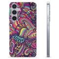 Funda de TPU para Samsung Galaxy S24+ - Flores Abstractas