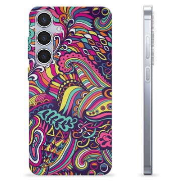 Funda de TPU para Samsung Galaxy S24+ - Flores Abstractas