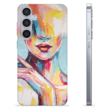 Funda de TPU para Samsung Galaxy S24+ - Retrato Abstracto