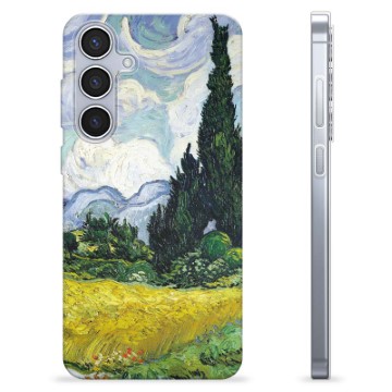 Funda de TPU para Samsung Galaxy S24+ - Árboles de Ciprés