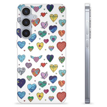 Funda de TPU para Samsung Galaxy S24+ - Corazones