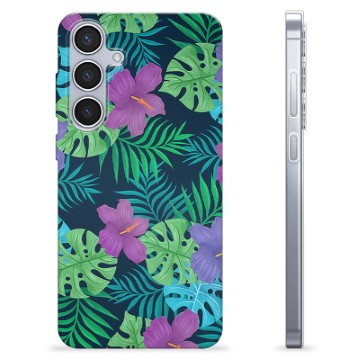 Funda de TPU para Samsung Galaxy S24+ - Flores Tropicales