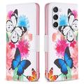 Funda Cartera Wonder Series para Samsung Galaxy S24 - Mariposas