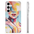 Funda de TPU para Samsung Galaxy S24 - Retrato Abstracto