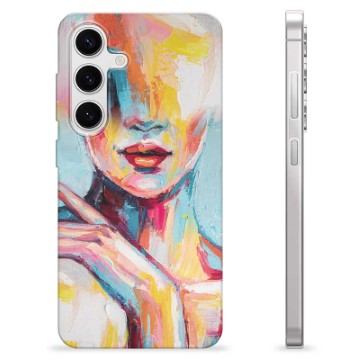 Funda de TPU para Samsung Galaxy S24 - Retrato Abstracto