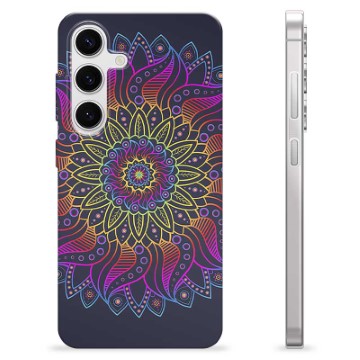 Funda de TPU para Samsung Galaxy S24 - Mandala Colorida