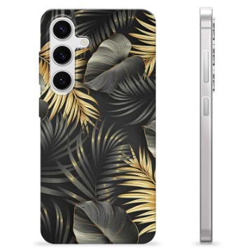 Funda de TPU para Samsung Galaxy S24 - Hojas Doradas