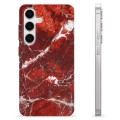 Funda de TPU para Samsung Galaxy S24 - Mármol Rojo