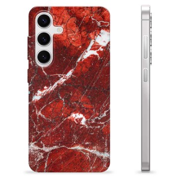 Funda de TPU para Samsung Galaxy S24 - Mármol Rojo