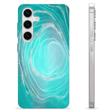 Funda de TPU para Samsung Galaxy S24 - Remolino Turquesa