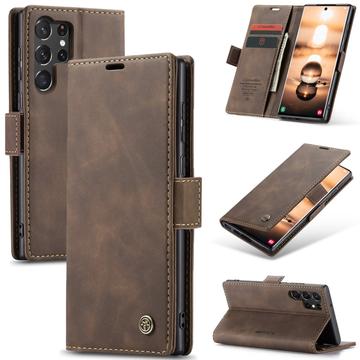 Funda Caseme Serie 013 para Samsung Galaxy S24 Ultra - Estilo Cartera - Café