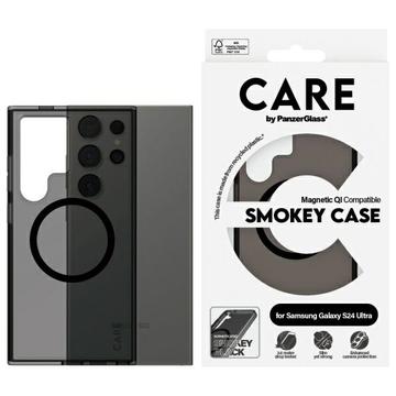 Funda PanzerGlass Care Smokey Urban Combat para Samsung Galaxy S24 Ultra - Compatible con MagSafe - Negro