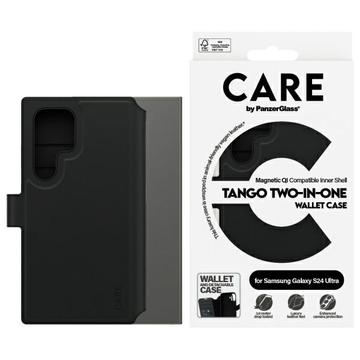 Funda de cartera 2 en 1 Samsung Galaxy S24 Ultra PanzerGlass Care Tango - Compatible con MagSafe - Negro