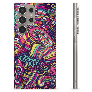 Funda de TPU para Samsung Galaxy S24 Ultra - Flores Abstractas