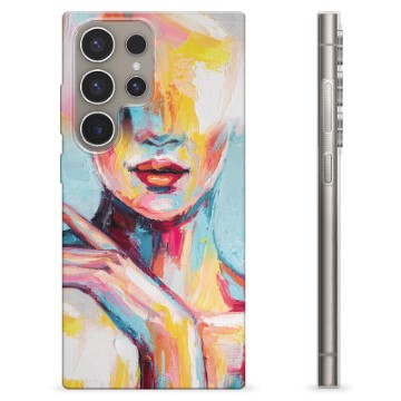 Funda de TPU para Samsung Galaxy S24 Ultra - Retrato Abstracto