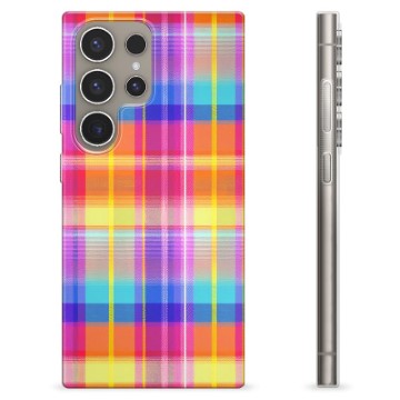 Funda de TPU para Samsung Galaxy S24 Ultra - Camisa de Franela