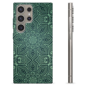 Funda de TPU para Samsung Galaxy S24 Ultra - mandala Verde