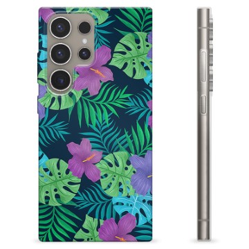 Funda de TPU para Samsung Galaxy S24 Ultra - Flores Tropicales