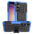 Antideslizante Funda Híbrida con Soporte para Samsung Galaxy S24+ - Azul / Negro