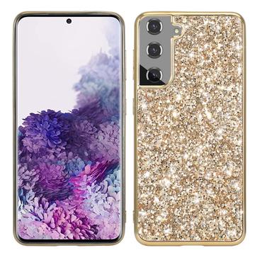 Funda Híbrida Glitter Series para Samsung Galaxy S24+ - Dorado