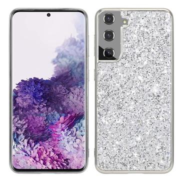 Funda Híbrida Glitter Series para Samsung Galaxy S24+ - Plateado