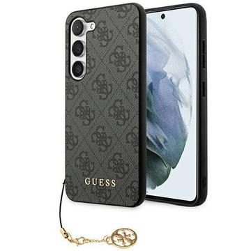 Carcasa Híbrida Guess 4G Charms Collection para Samsung Galaxy S24+ - Gris