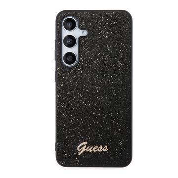 Carcasa Híbrida Guess Glitter Flakes Metal Logo para Samsung Galaxy S24+