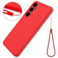 Funda de Silicona Líquida para Samsung Galaxy S24+ - Rojo