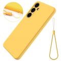 Funda de Silicona Líquida para Samsung Galaxy S24+ (Embalaje abierta - Bulk Satisfactorio) - Amarillo