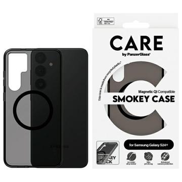 Funda PanzerGlass Care Smokey Urban Combat para Samsung Galaxy S24+ - Compatible con MagSafe - Negro