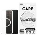 Funda PanzerGlass Care Transparent Urban Combat para Samsung Galaxy S24+ - Compatible con MagSafe - Blanco