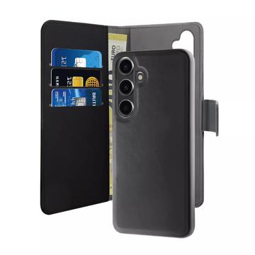 Funda Magnética Estilo Cartera Puro 2-en-1 para Samsung Galaxy S24+ - Negro